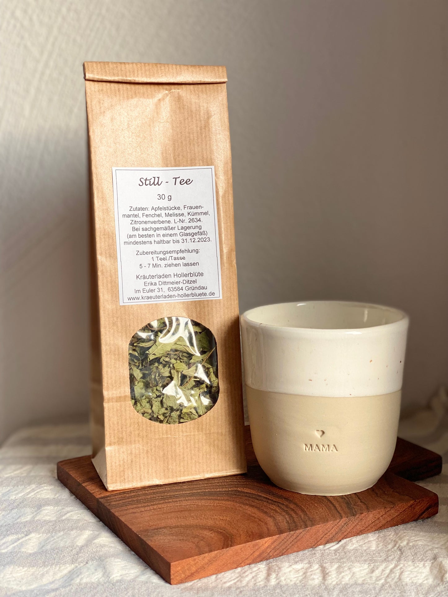 Befördert zu MAMA - Set Still-Tee mit Tasse