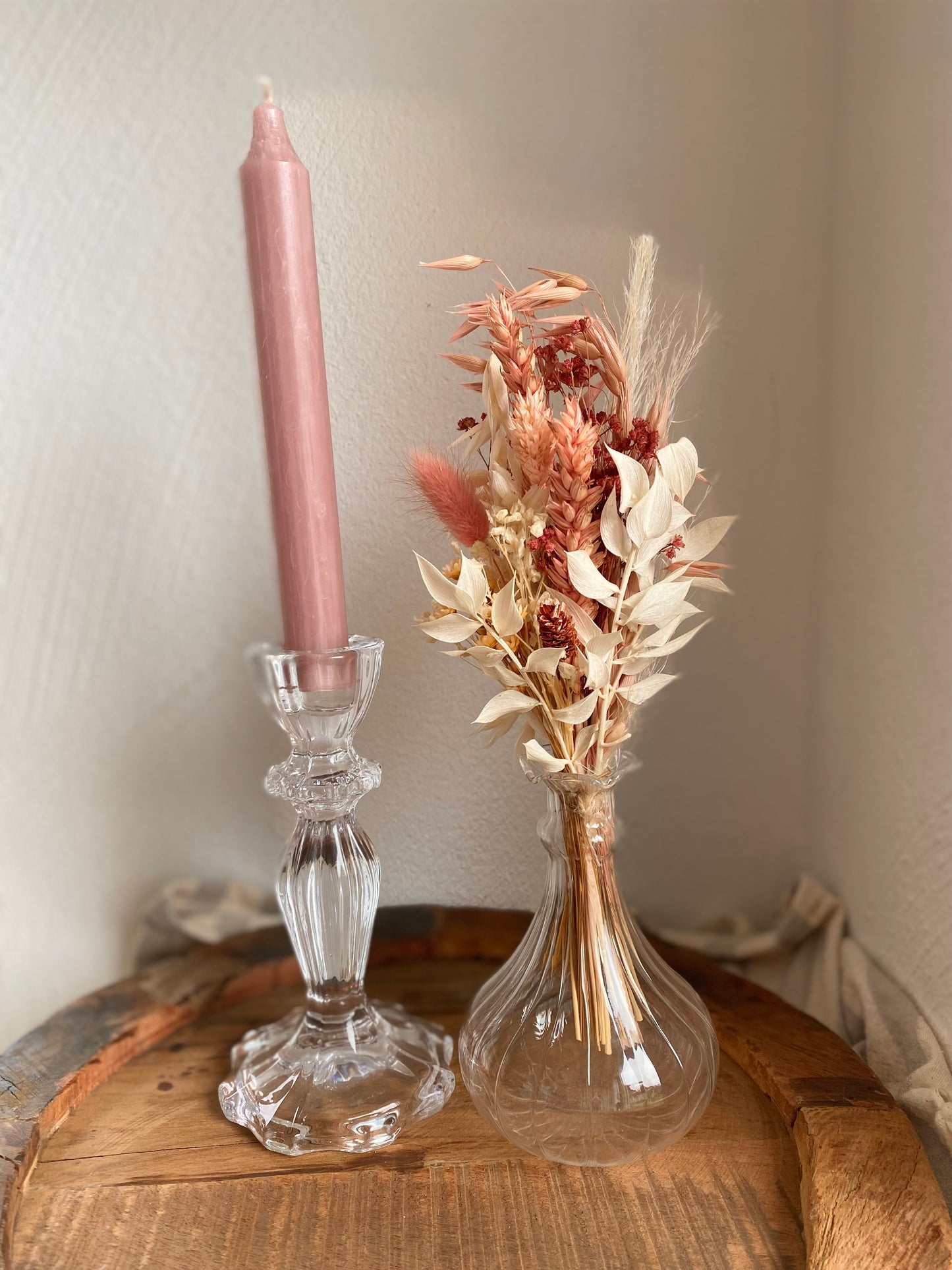 Kerzenständer & Vase Kristall