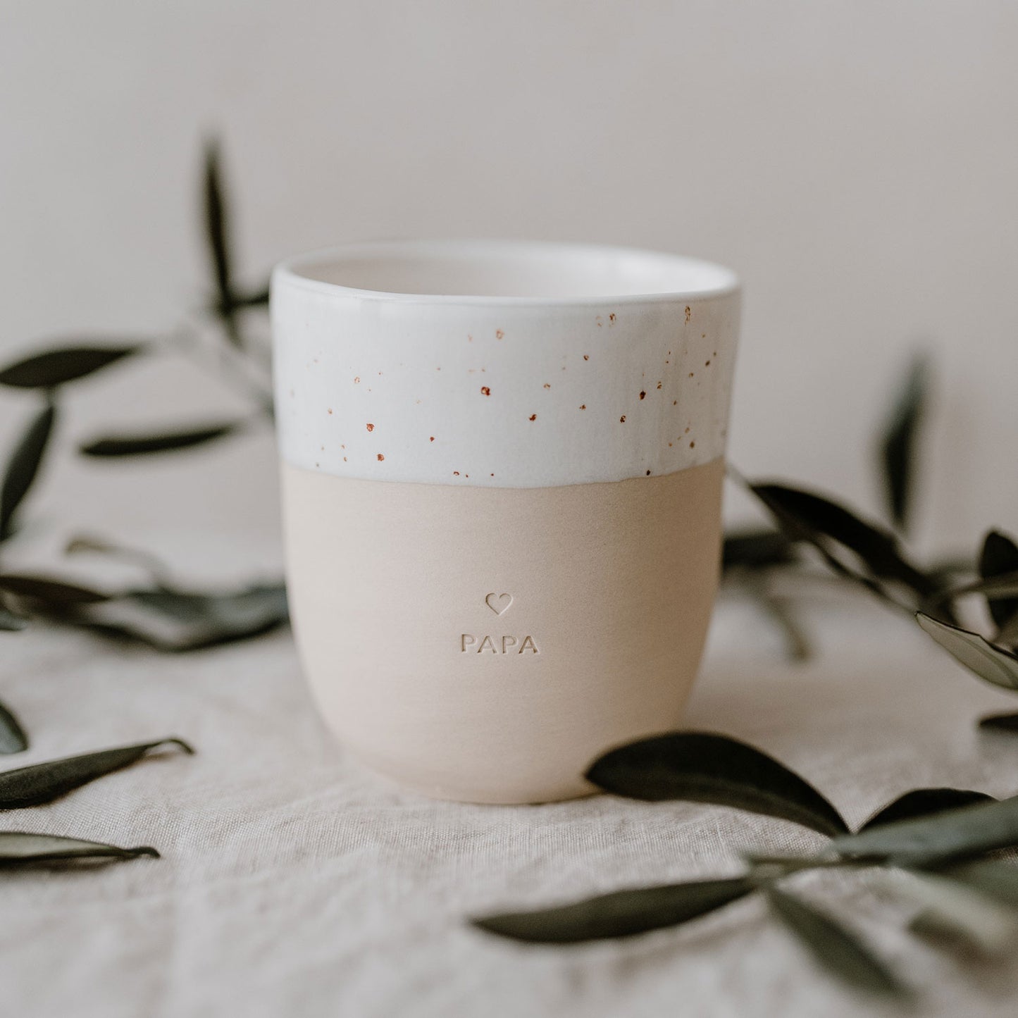 Für Papa's graue Zellen - Konzentration als Tee mit Tasse